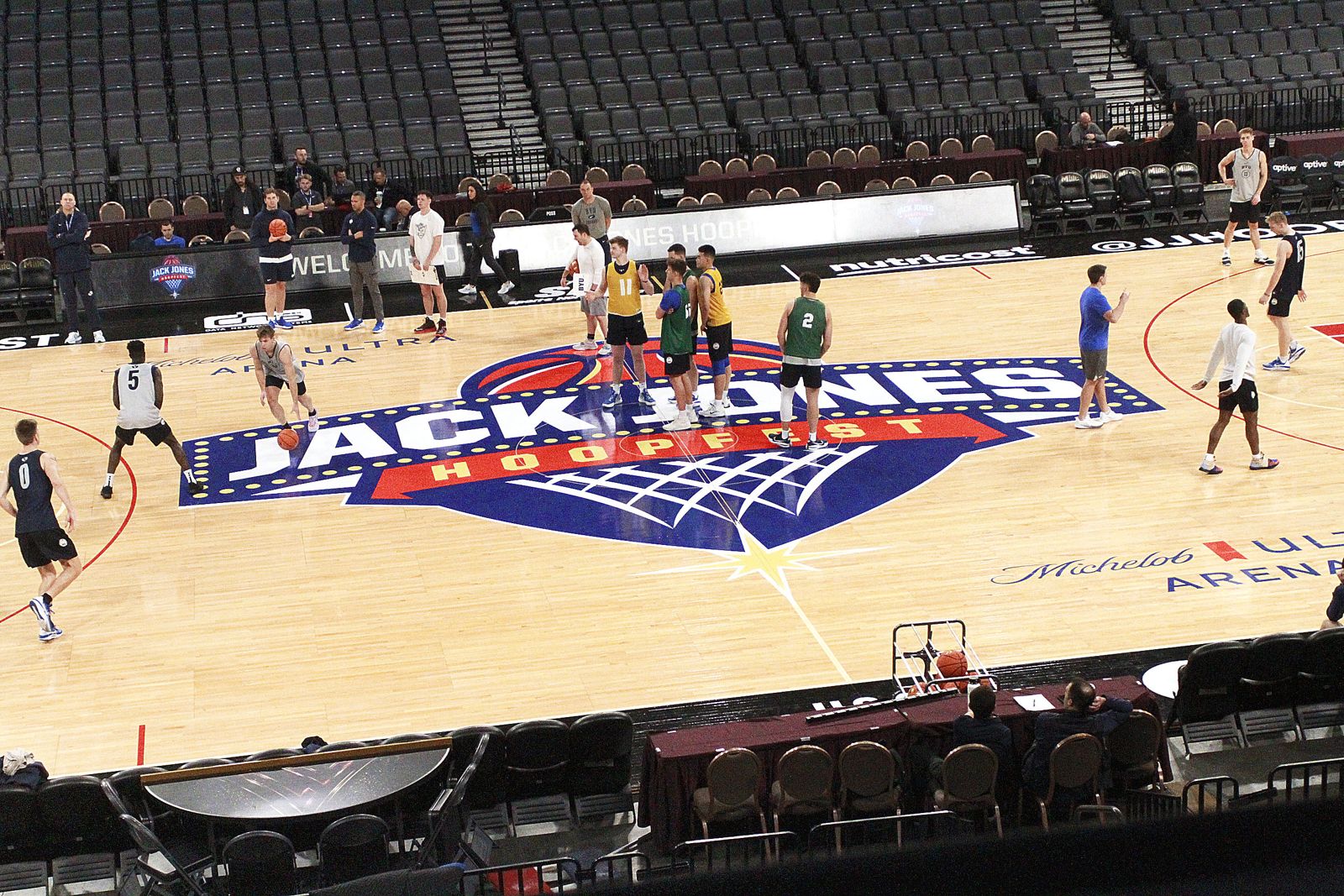 Jack Jones Classic court at the arena